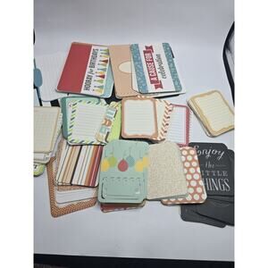Becky Higgins PROJECT LIFE 4X6 2×3 Assorted Cards MIXED LOT
